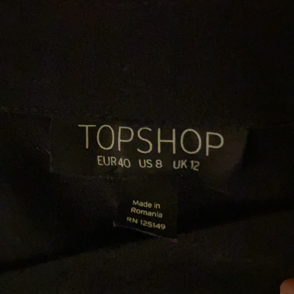 Topshop Black Button Down - Picture 6 of 6